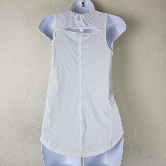 Lululemon Sculpt Tank Size 0 White Mesh Back NWT - Picture 5 of 11